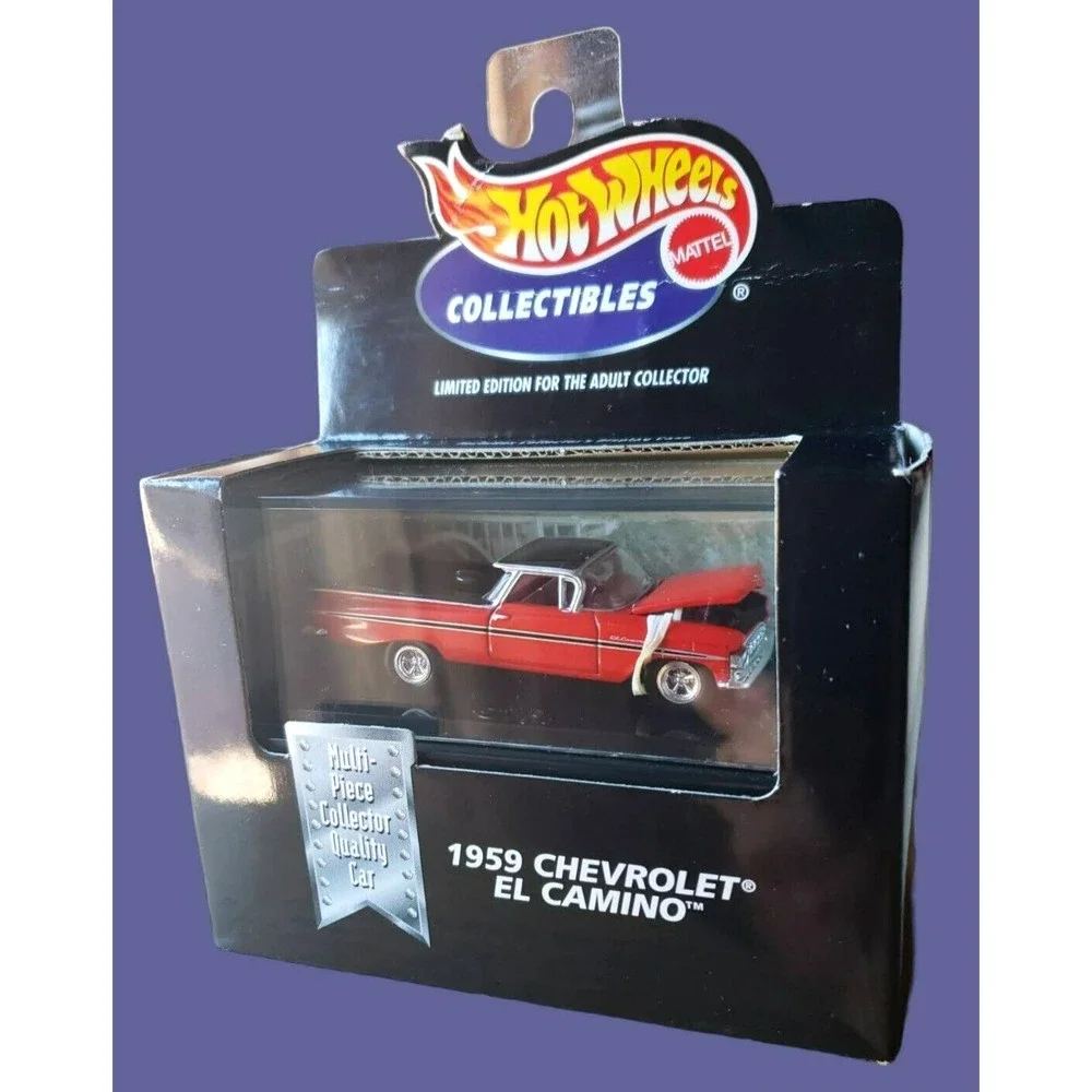 1998 Hot Wheels 1959 CHEVROLET EL CAMINO Pickup Red Cool Collectibles RR 1:64